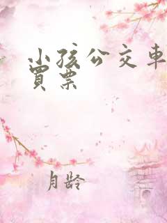 小孩公交车多高买票