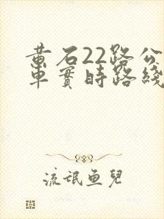 黄石22路公交车实时路线查询