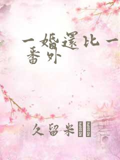 一婚还比一婚高 番外