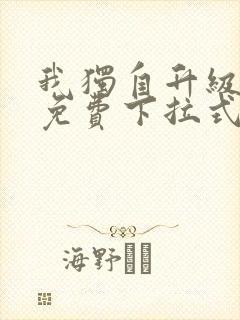 我独自升级漫画免费下拉式六漫画111