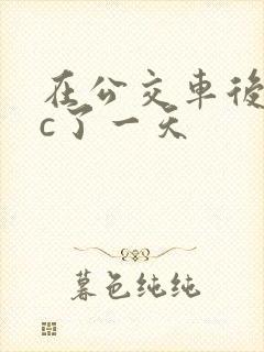 在公交车后面被c了一天
