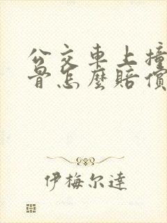 公交车上撞伤肋骨怎么赔偿