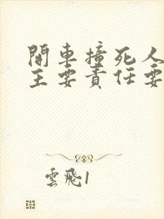 开车撞死人对方主要责任要坐牢吗