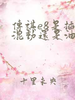 传祺e8是插电混动还是油电混动