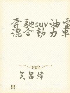 奔驰suv油电混合动力车型