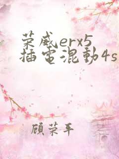 荣威erx5 插电混动4s店报价