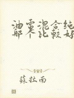 油电混合纯电车哪个比较好