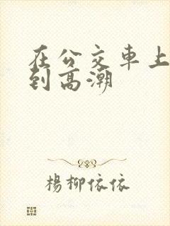 在公交车上被插到高潮