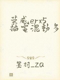 荣威erx5 插电混动多少钱