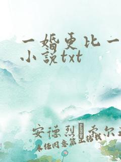 一婚更比一婚高小说txt
