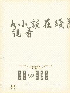 h小说在线阅读观看