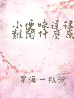 小便味道很重很难闻什么原因