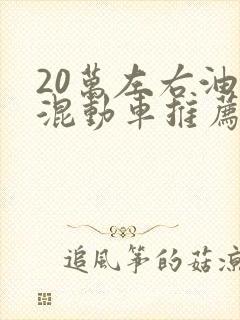 20万左右油电混动车推荐