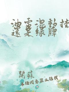 油电混动挂蓝牌还是绿牌