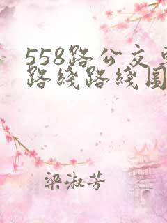 558路公交车路线路线图