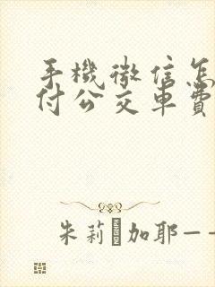 手机微信怎么支付公交车费用