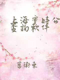 上海实时公交车查询软件