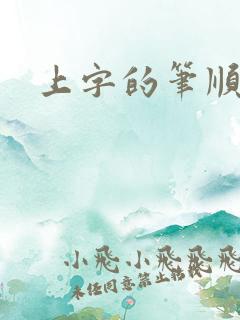上字的笔顺笔画