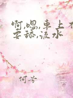 啊,嗯,车上不要舔,流水