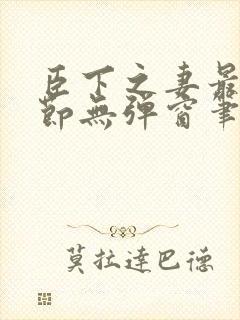 臣下之妻最新章节无弹窗笔趣阁