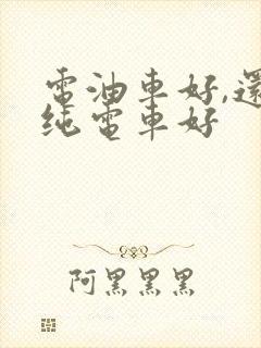 电油车好,还是纯电车好
