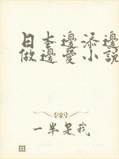 日本边添边摸边做边爱小说