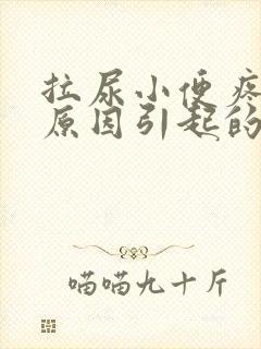 拉尿小便疼什么原因引起的