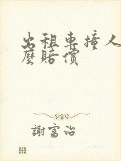 出租车撞人了怎么赔偿