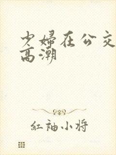 少妇在公交车上高潮