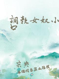 调教女奴小说重口
