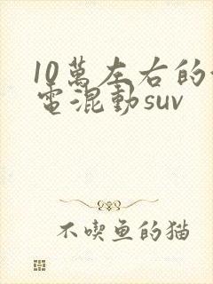 10万左右的油电混动suv