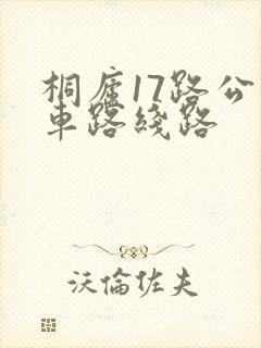 桐庐17路公交车路线路