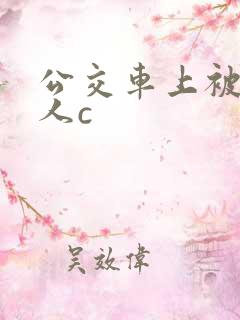 公交车上被陌生人c