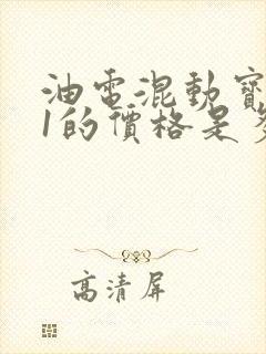 油电混动宝马x1的价格是多少