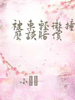 被车轻微撞了怎么谈赔偿