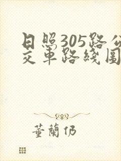 日照305路公交车路线图