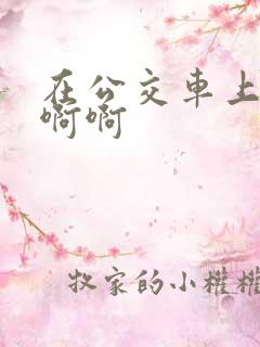 在公交车上嗯嗯啊啊