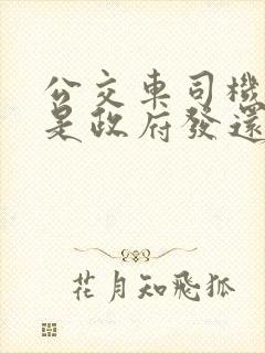 公交车司机工资是政府发还是私人
