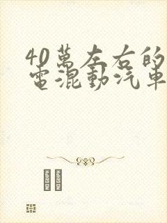 40万左右的油电混动汽车哪款车好