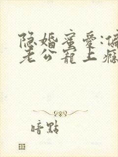 隐婚蜜爱:偏执老公宠上瘾完整版