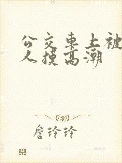 公交车上被陌生人摸高潮