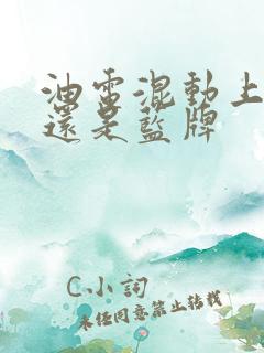 油电混动上绿牌还是蓝牌