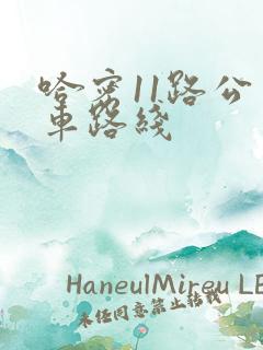 哈密11路公交车路线