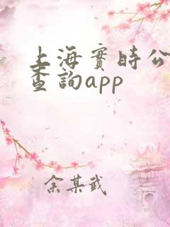 上海实时公交车查询app