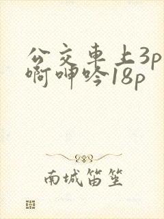公交车上3p嗯啊呻吟18p