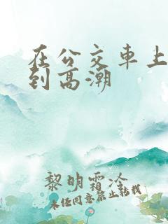 在公交车上被蹭到高潮