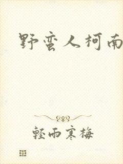 野蛮人柯南小说
