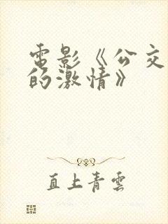 电影《公交车上的激情》