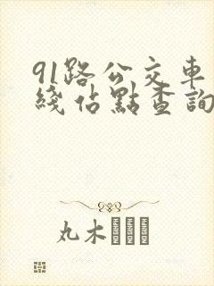 91路公交车路线站点查询表