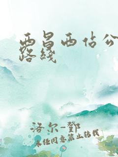 西昌西站公交车路线